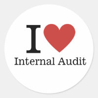 I ❤️ Love Internal Audit STICKER
