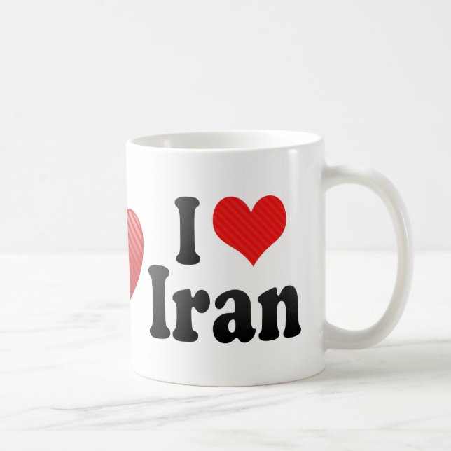 I Love Iran Coffee Mug (Right)