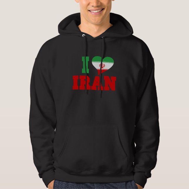 I Love Iran Hoodie (Front)