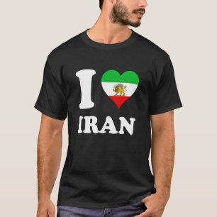 I Love Iran Lion T-Shirt