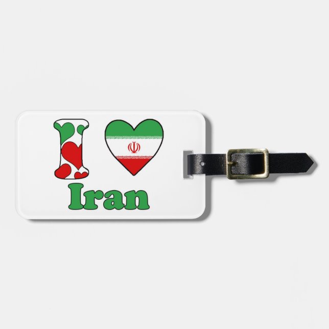 I love Iran Luggage Tag (Front Horizontal)