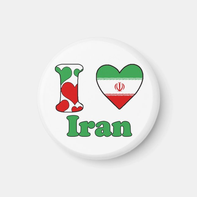 I love Iran Magnet (Front)