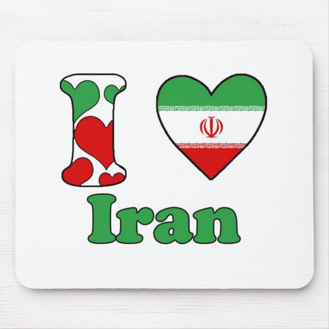 I love Iran Mouse Mat (Front)