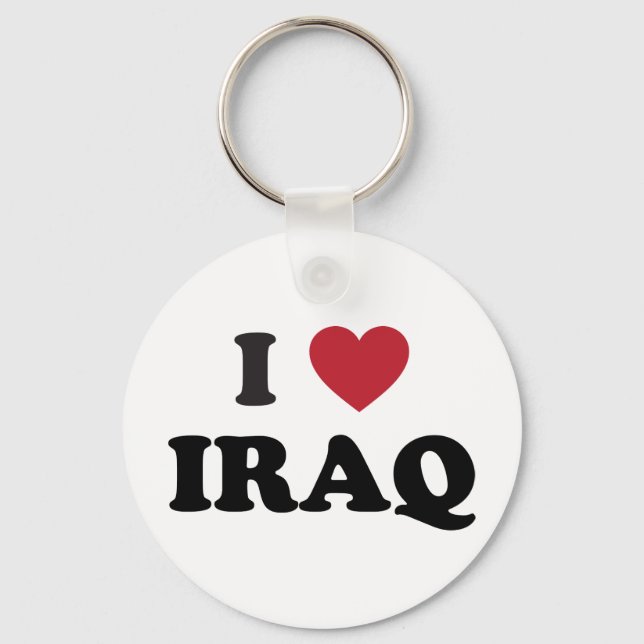 I Love Iraq Key Ring (Front)