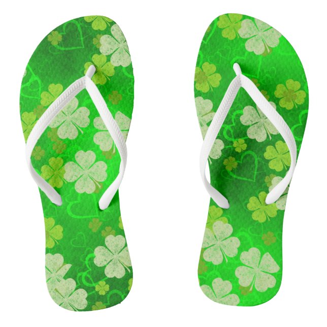 I Love Ireland Flip Flops (Footbed)