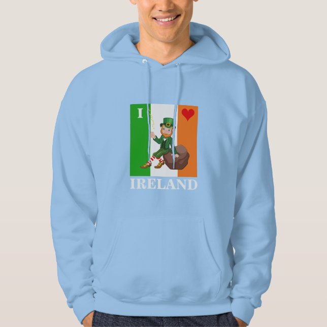 I Love Ireland Hoodie (Front)