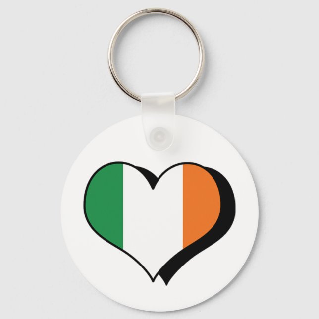 I Love Ireland Keychain (Front)