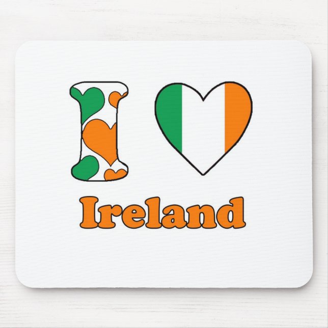 I love Ireland Mouse Mat (Front)