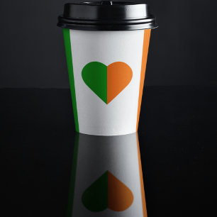 I Love Ireland Paper Cups