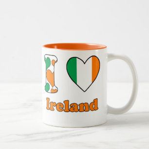 I love Ireland Two-Tone Coffee Mug