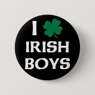 I Love Irish Boys 6 Cm Round Badge