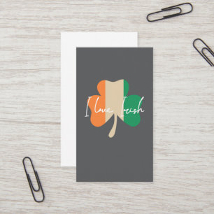 I love Irish! Business Card