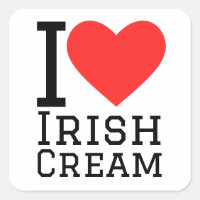 I love Irish cream