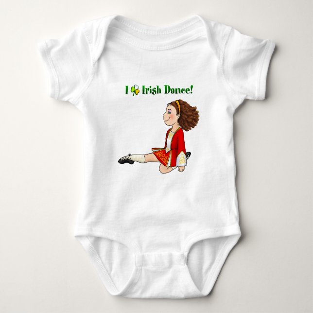 I love Irish dance Baby Bodysuit (Front)