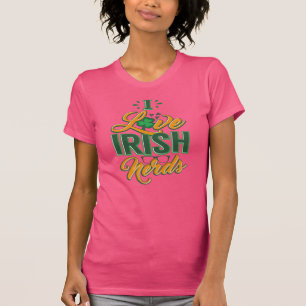 I Love Irish Nerds Funny St Patrick's Day Gag T-Shirt