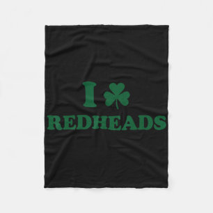 I Love Irish Redheads Boys 1 Fleece Blanket