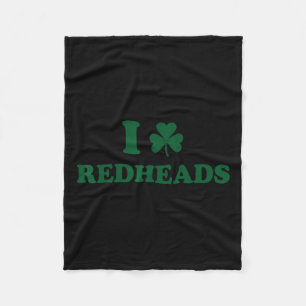 I Love Irish Redheads Boys By1  Fleece Blanket