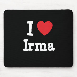 I love Irma heart T-Shirt Mouse Mat