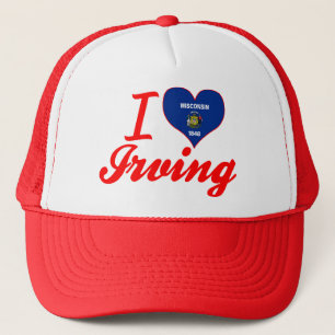 I Love Irving, Wisconsin Trucker Hat
