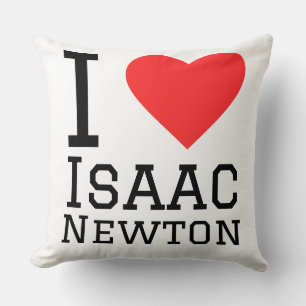 I love Isaac Newton Cushion