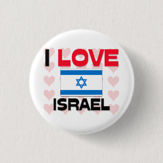 I Love Israel 3 Cm Round Badge