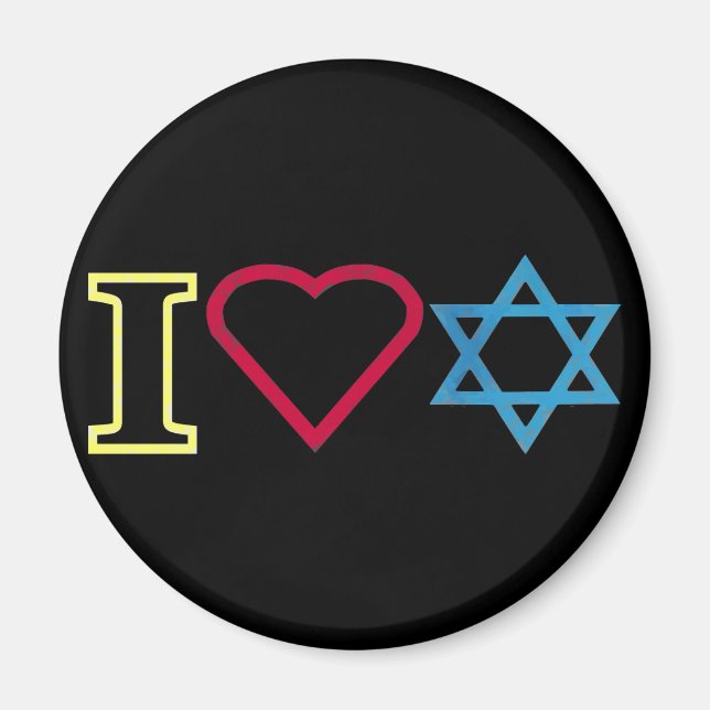 I Love Israel Magnet (Front)