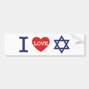 I love Israel Sticker