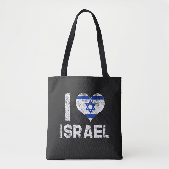 I Love Israel Tote Bag (Front)