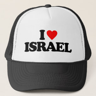 I LOVE ISRAEL TRUCKER HAT