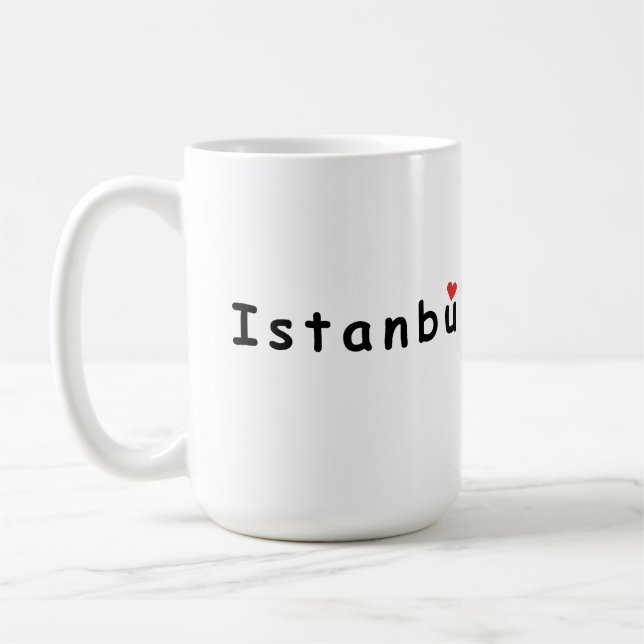 I love Istanbul Coffee Mug (Left)