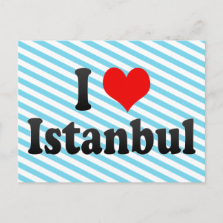 I Love Istanbul, Turkey Postcard