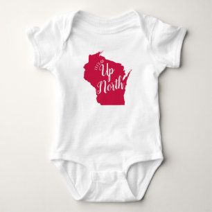 I Love it Up North Wisconsin Baby Bodysuit