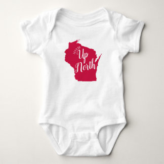 I Love it Up North Wisconsin Baby Bodysuit
