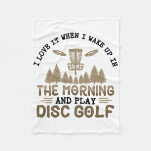 I Love It When I Wake Up In The Morning And Play D Fleece Blanket