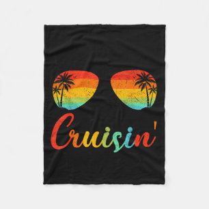 I love it when we're cruising together couples cru fleece blanket