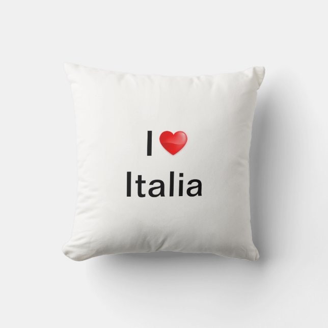 I love Italia Cushion (Front)