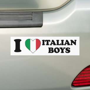 I love Italian boys Bumper Sticker