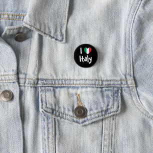 I Love Italy 3 Cm Round Badge