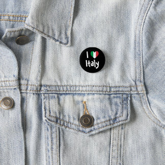 I Love Italy 3 Cm Round Badge