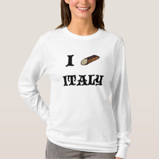 I Love Italy Cannoli Womens Long Sleeve Shirt