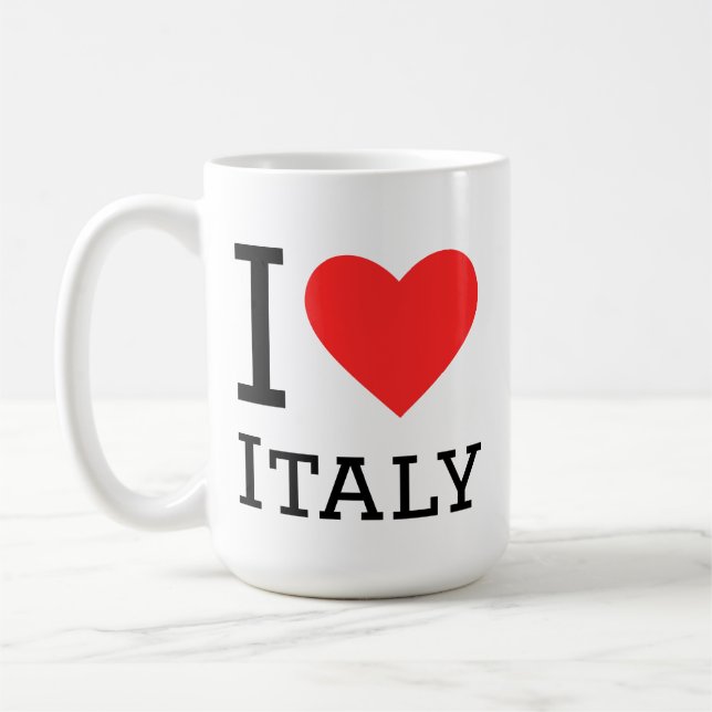 I love italy coffee mug (Left)