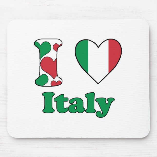 I love Italy Mouse Mat (Front)