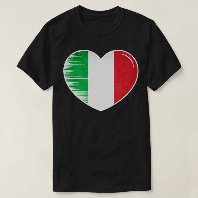 I Love Italy My Home My Country 12 T-Shirt (Design Front)