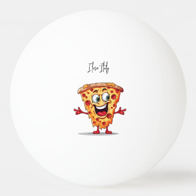 I love Italy Ping Pong Ball (Front)
