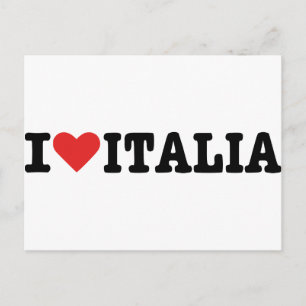 I love Italy Postcard