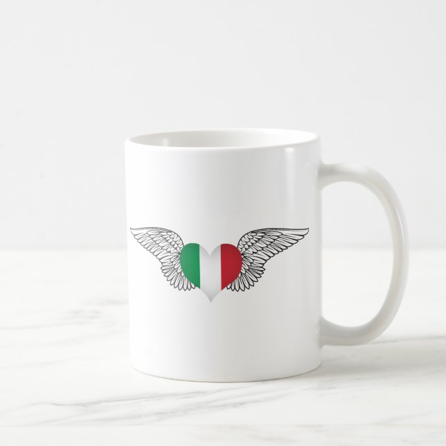 I Love Italy -wings Coffee Mug (Right)