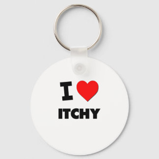 I Love Itchy Key Ring