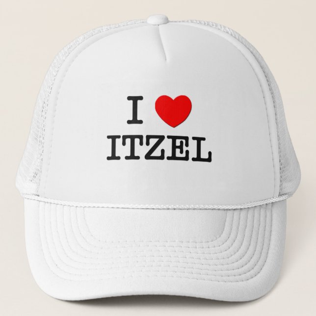 I Love Itzel Trucker Hat (Front)
