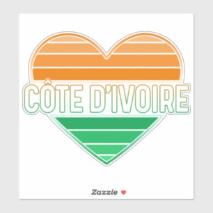 I Love Ivory Coast, Côte d'Ivoire Heart