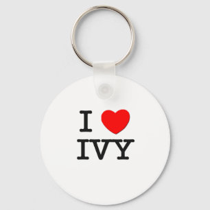 I Love Ivy Key Ring